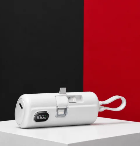 Qcharx Teseo, Batería externa · 5.000 mAh · 22,5 W.