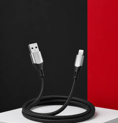 Qcharx Toronto, USB-A a Lightning · 3 A · 1 m.