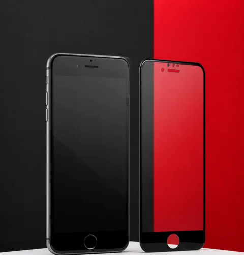 Apple iPhone 6S Plus, Protector de pantalla 5DS · suelto + instalado.
